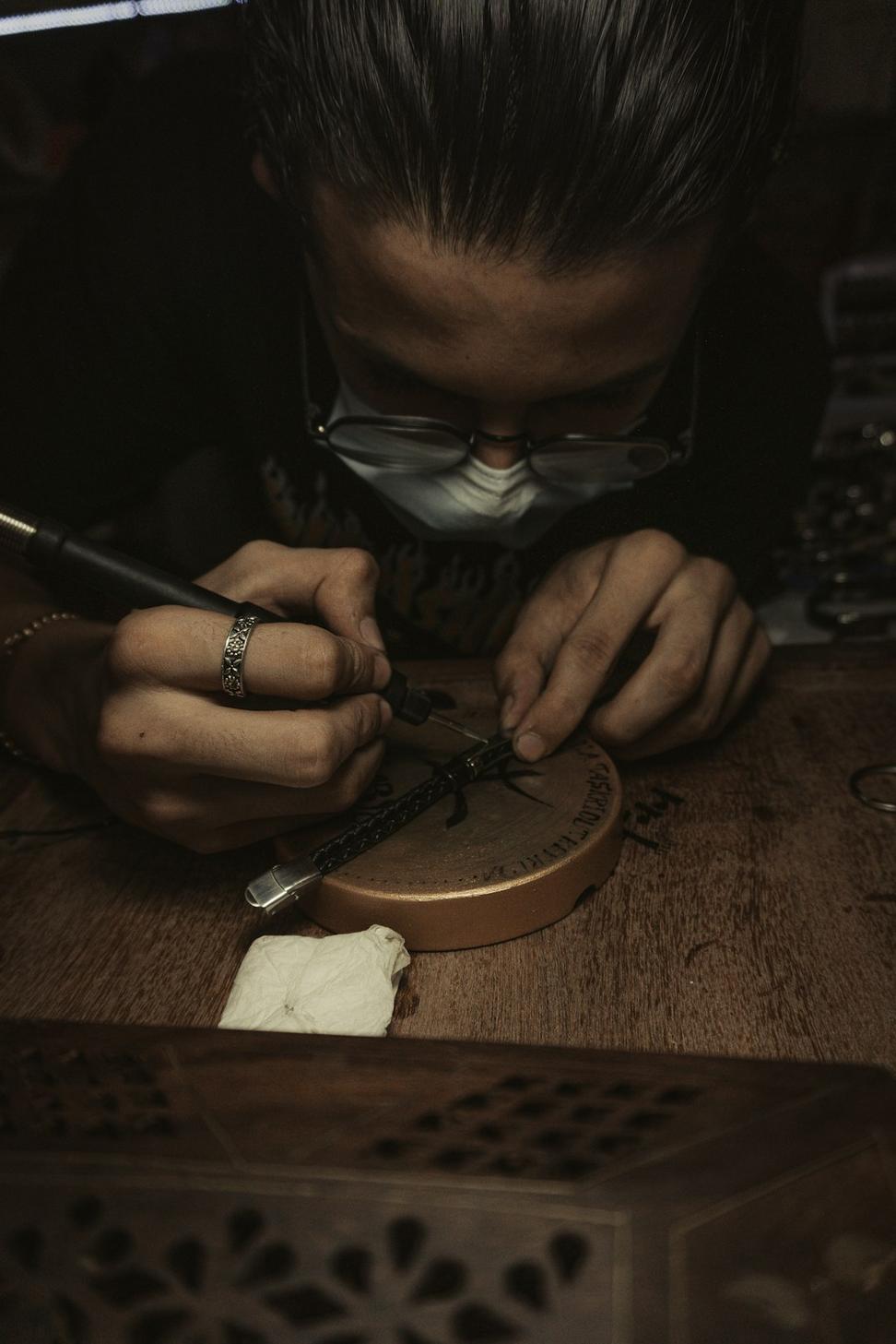 Artisan at work